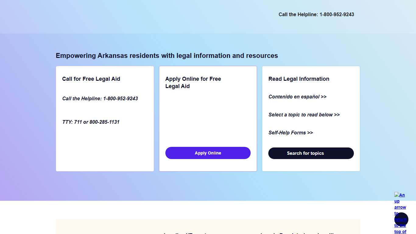 Home | Arkansas Law Help
